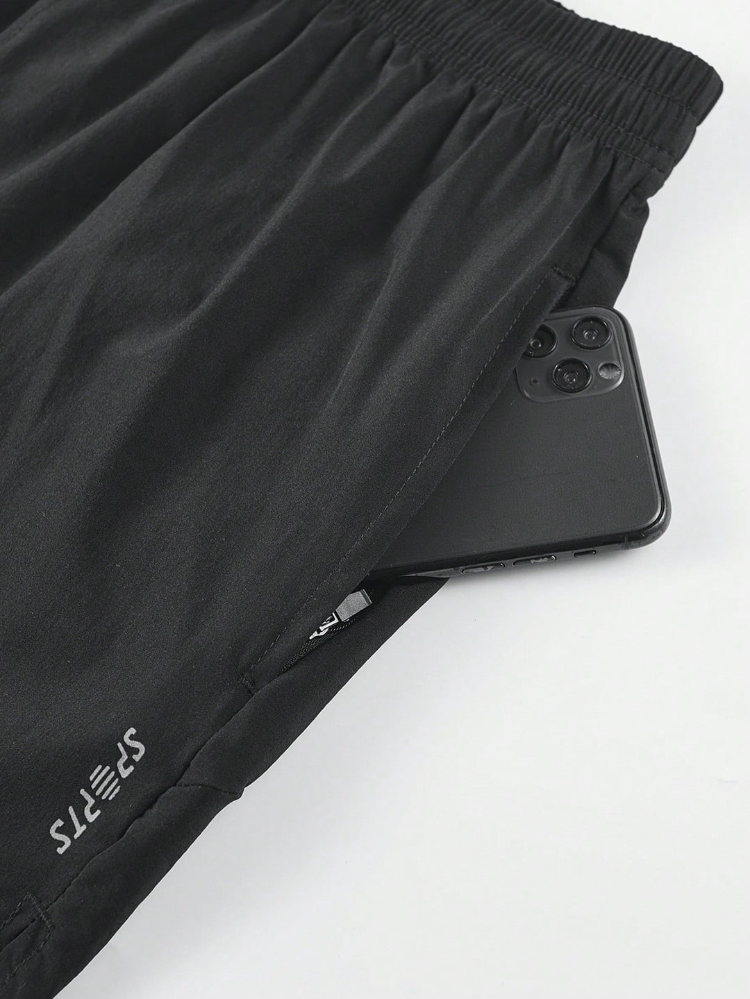 Pantaloni scurți SHEIN, negru