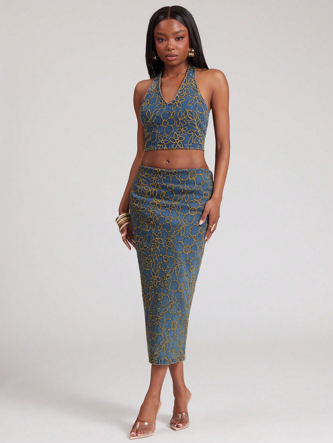 Top SHEIN, albastru