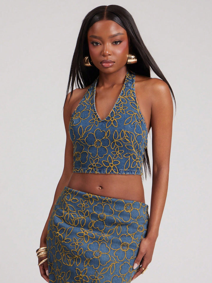 Top SHEIN, albastru