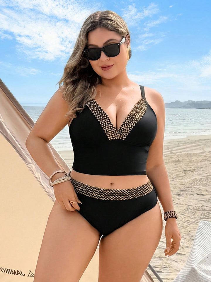 Costum de baie SHEIN, negru