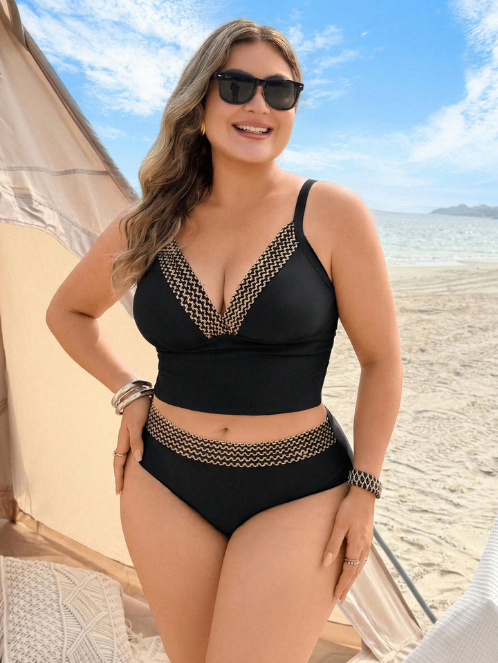 Costum de baie SHEIN, negru