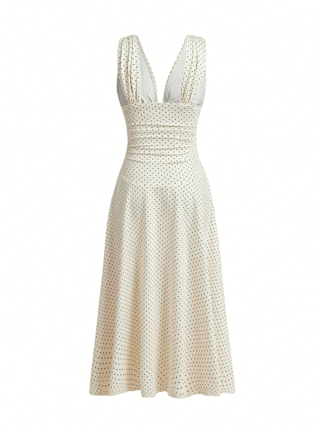 Rochie maxi SHEIN, crem