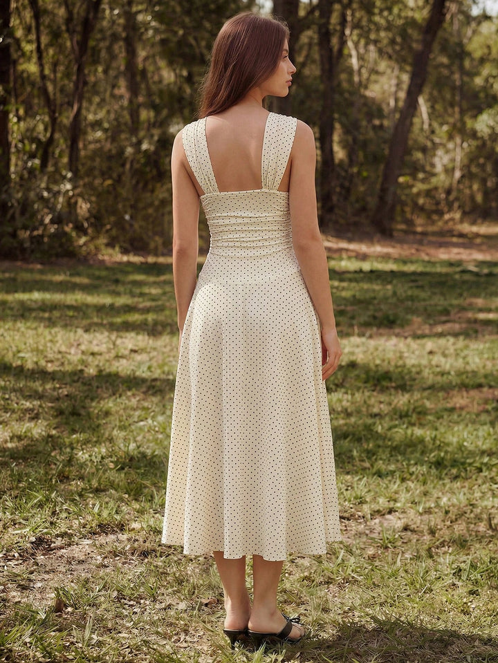 Rochie maxi SHEIN, crem