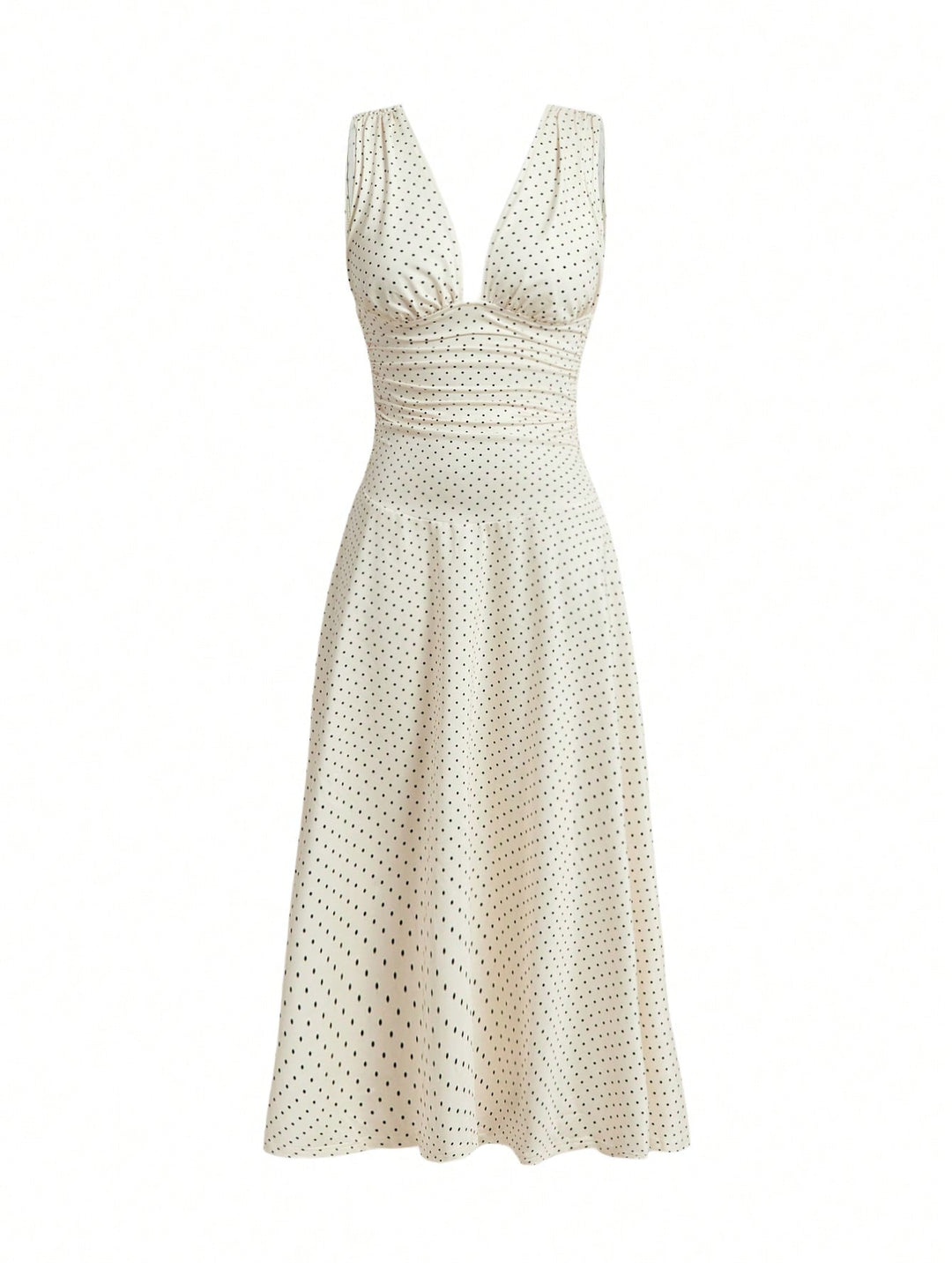 Rochie maxi SHEIN, crem