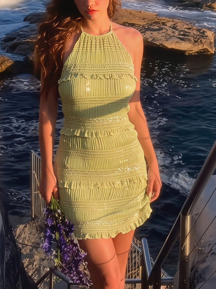 Rochie mini SHEIN, verde