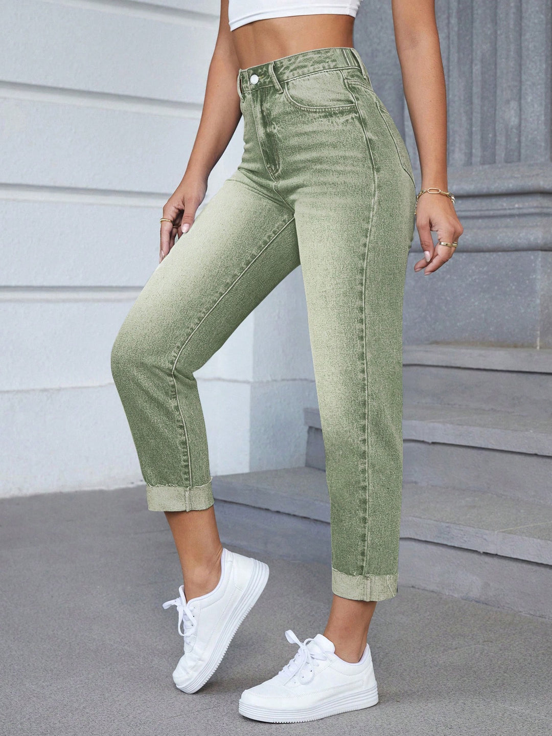 Jeans SHEIN, verde