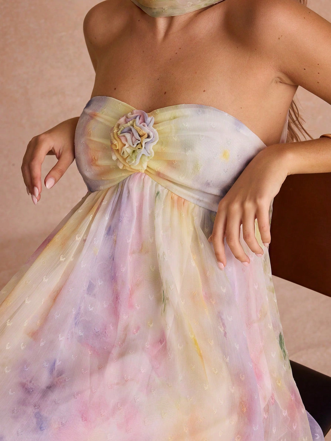 Rochie maxi SHEIN, mix culori
