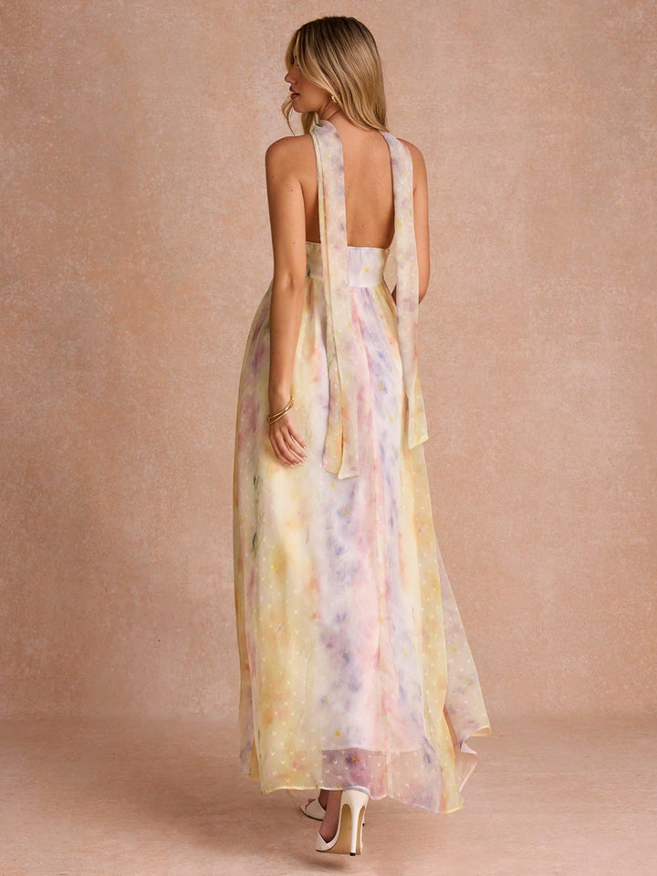 Rochie maxi SHEIN, mix culori