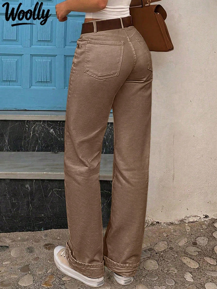 Jeans SHEIN, kaki