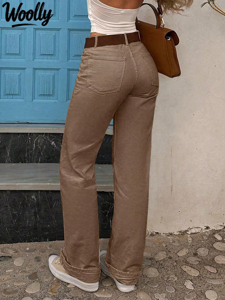 Jeans SHEIN, kaki