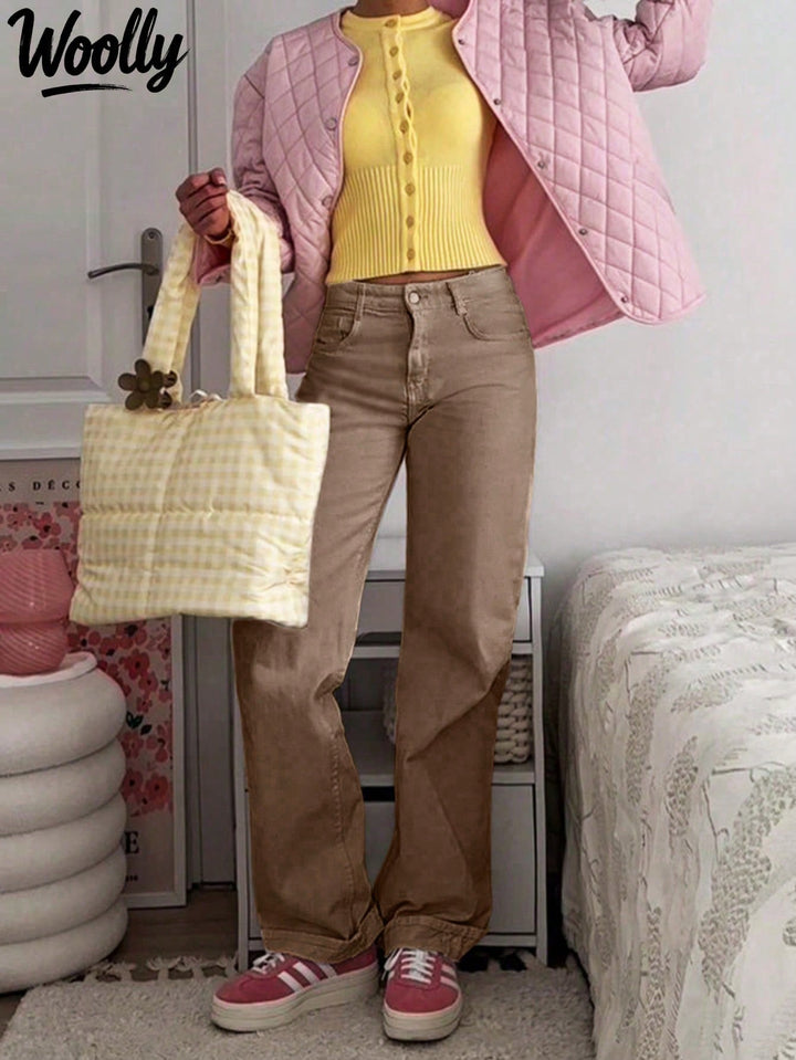 Jeans SHEIN, kaki