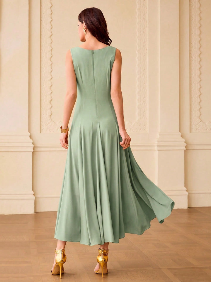 Rochie midi SHEIN, verde