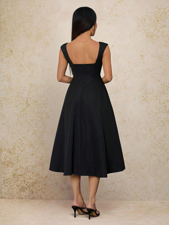 Rochie midi SHEIN, negru