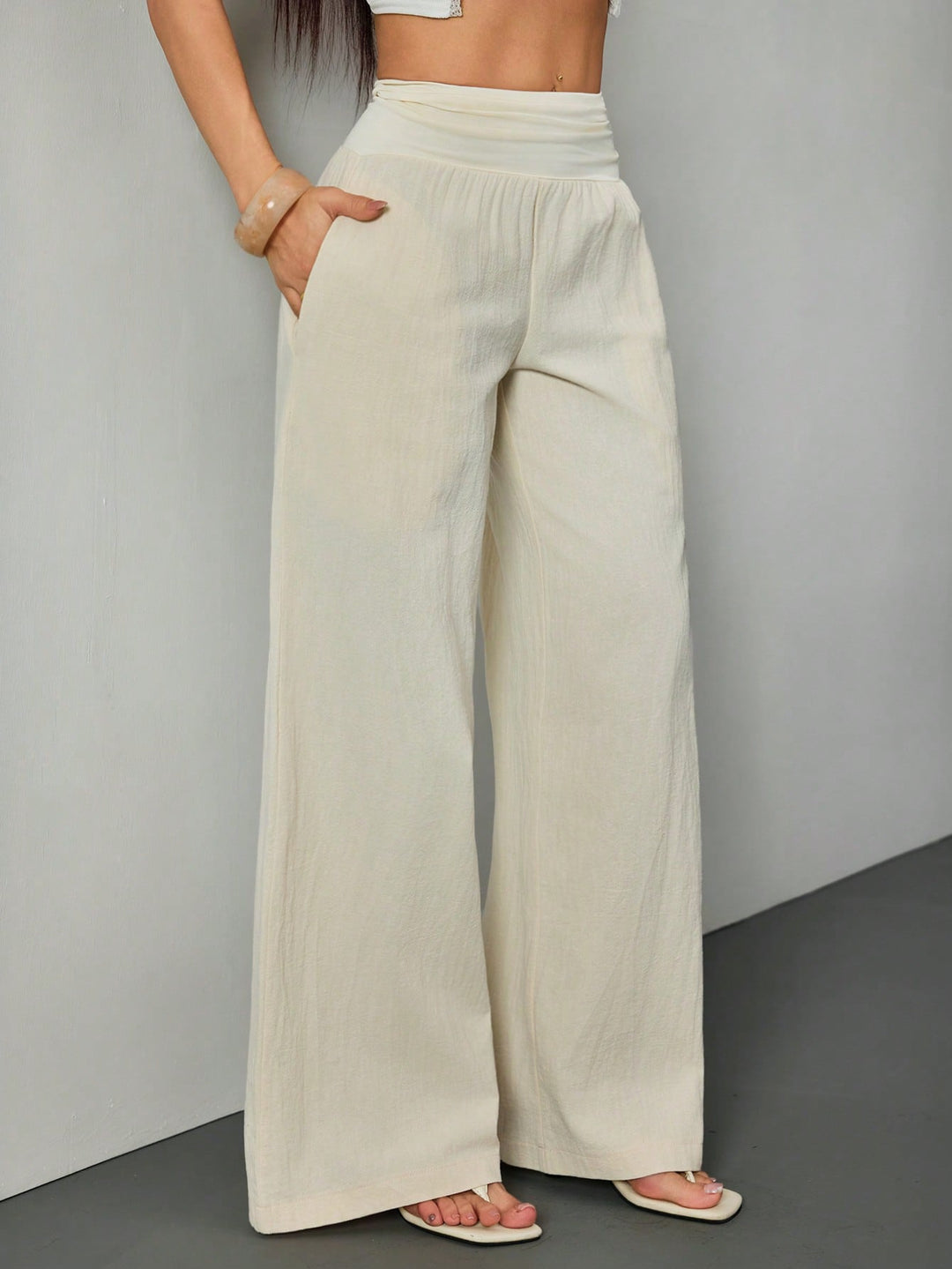 Pantaloni SHEIN, bej