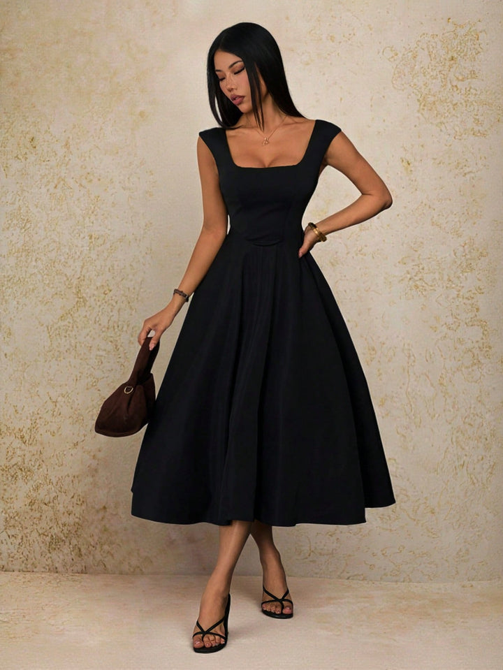 Rochie midi SHEIN, negru