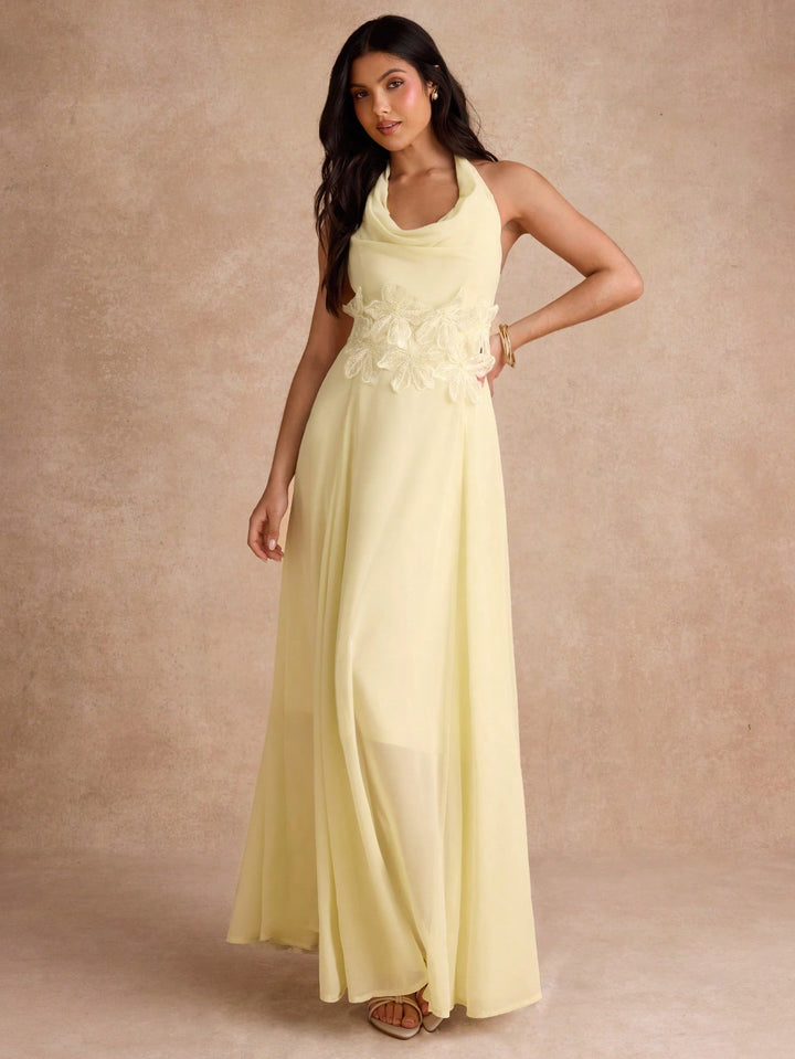 Rochie maxi SHEIN, galben