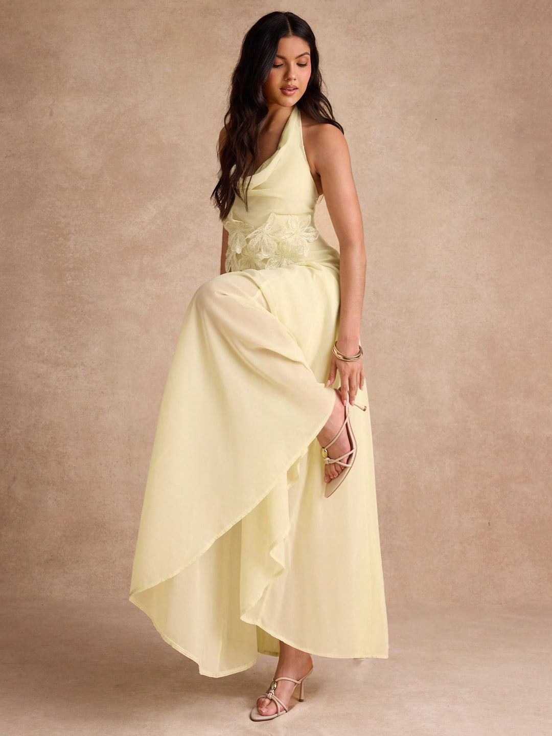 Rochie maxi SHEIN, galben