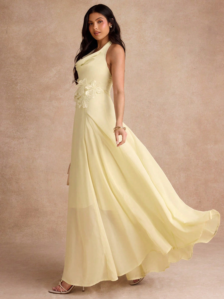 Rochie maxi SHEIN, galben