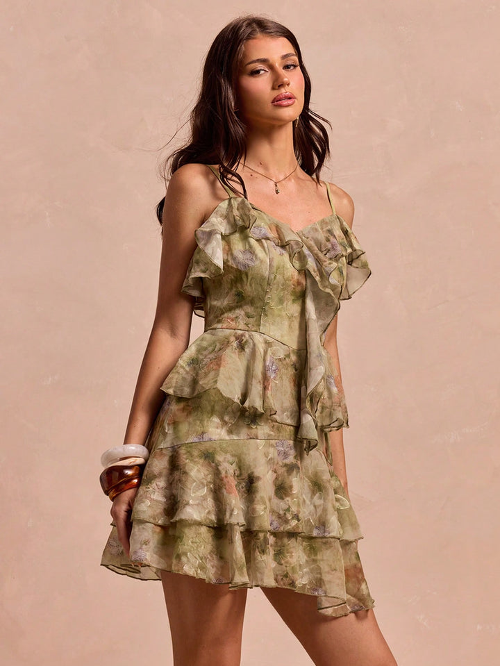 Rochie mini SHEIN, verde