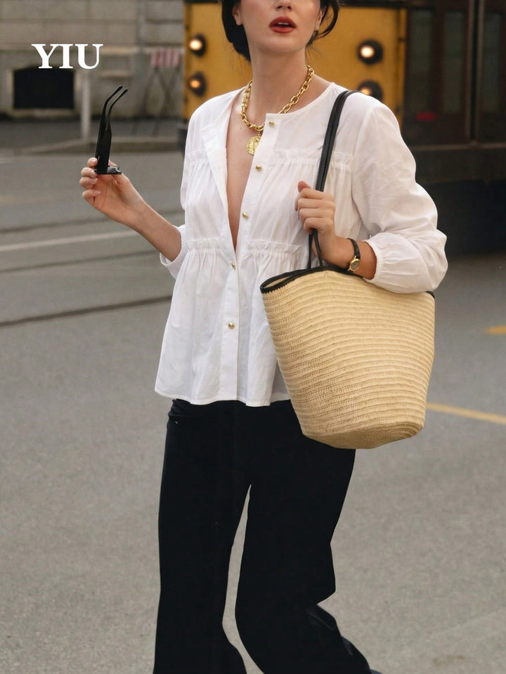 Top SHEIN, alb