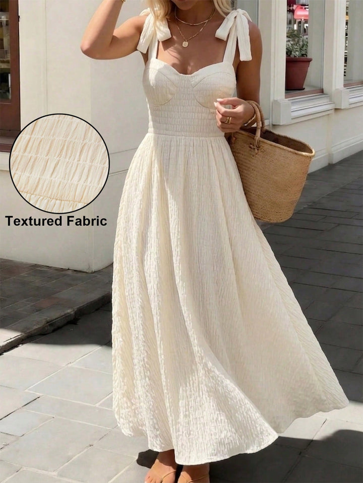 Rochie maxi SHEIN, bej