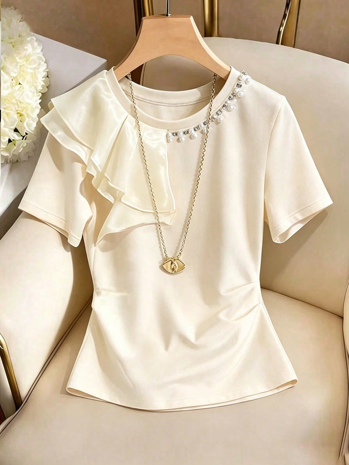 Tricou SHEIN, bej