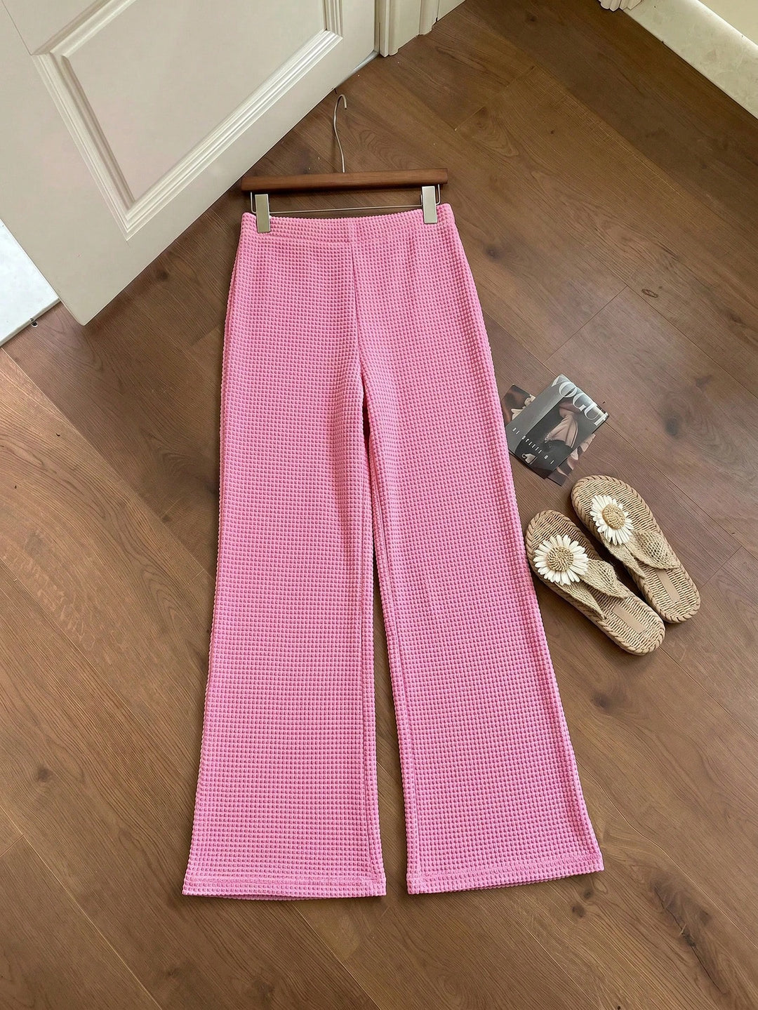 Pantaloni SHEIN, roz