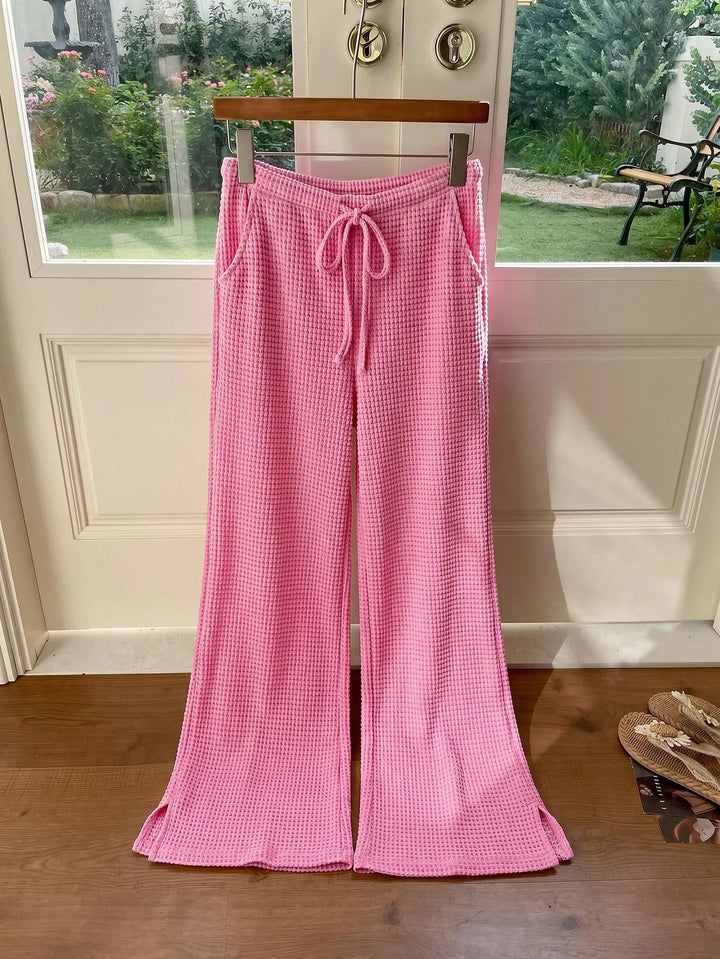 Pantaloni SHEIN, roz