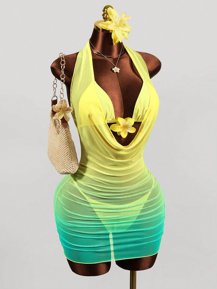 Set bikini SHEIN, mix culori