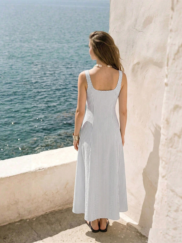 Rochie maxi SHEIN, albastru