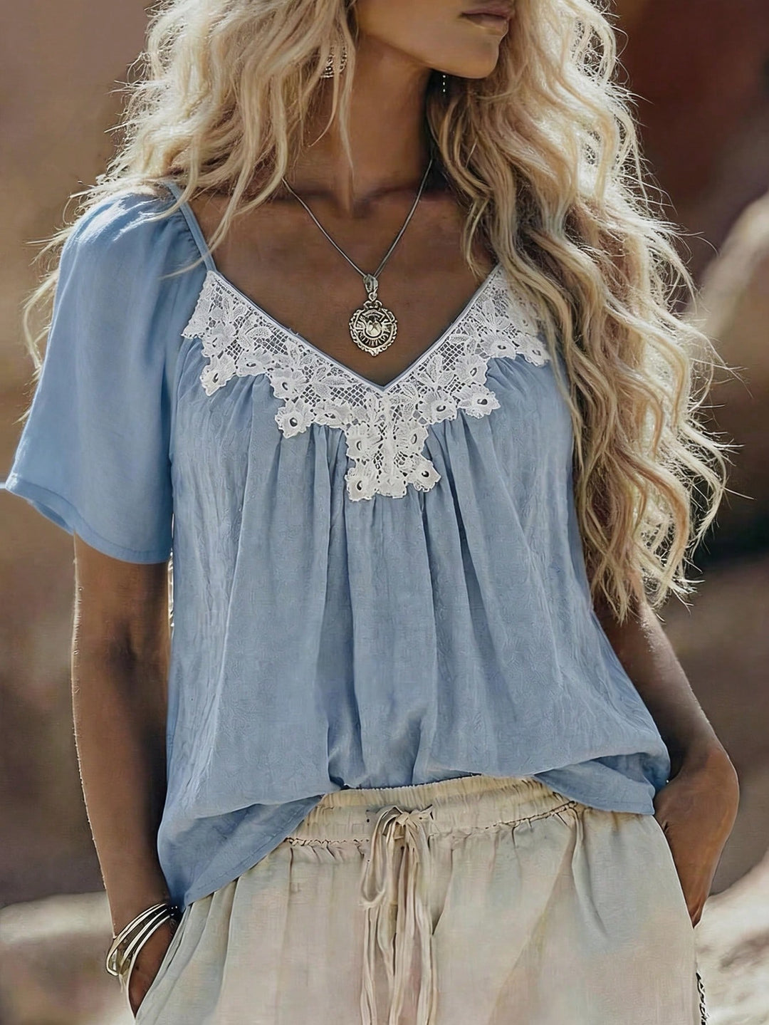 Top SHEIN, albastru
