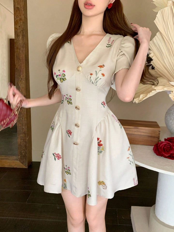 Rochie scurtă SHEIN, portocaliu