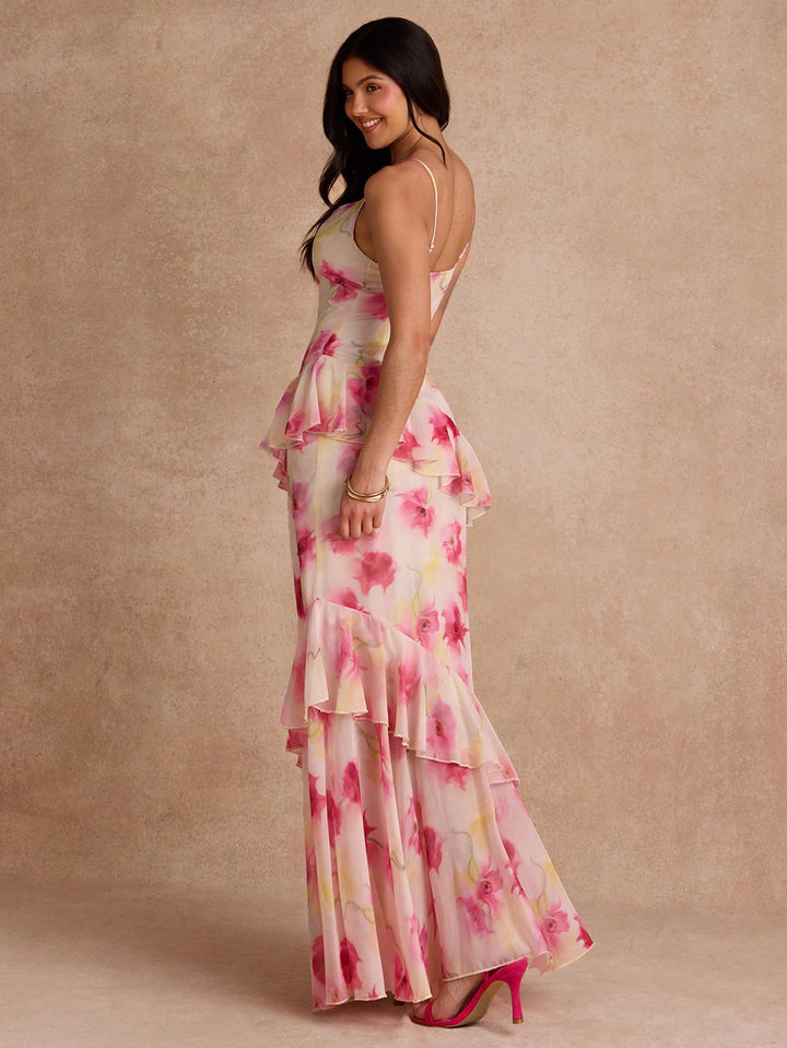 Rochie maxi SHEIN, roz