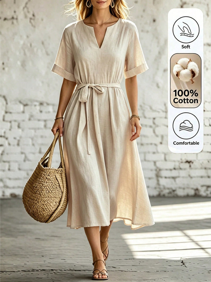 Rochie midi SHEIN, kaki