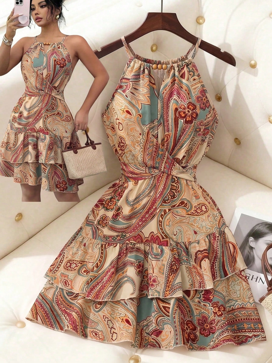 Rochie SHEIN, mix culori