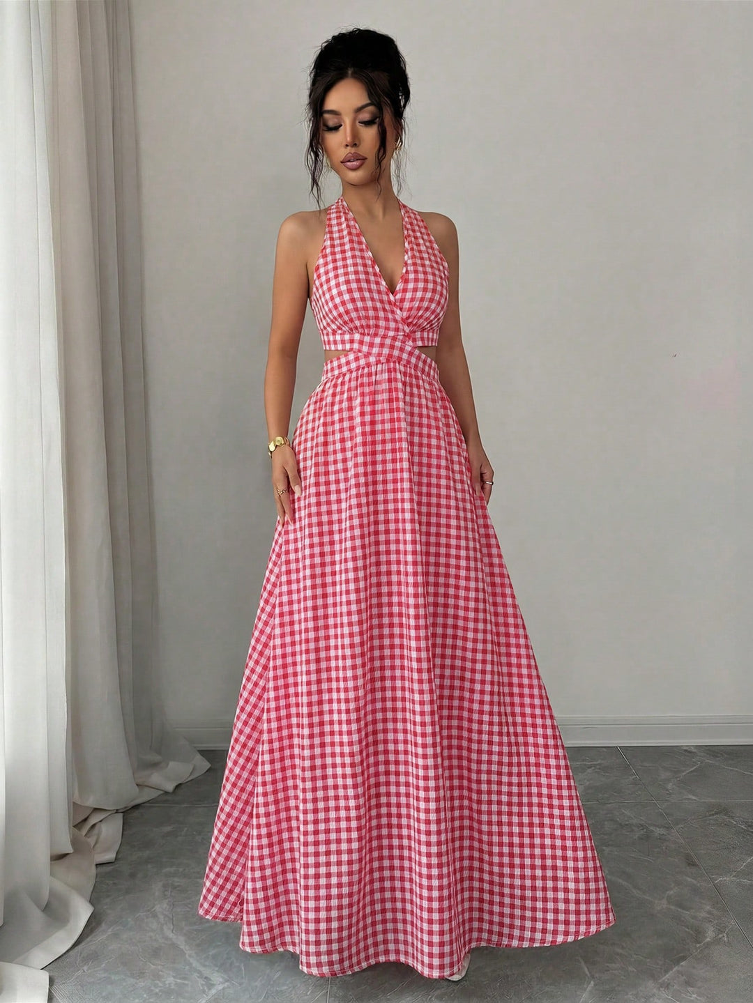 Rochie maxi SHEIN, roșu
