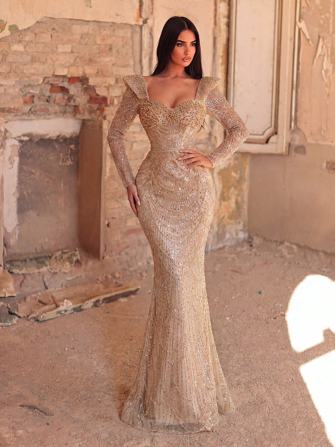 Rochie SHEIN, auriu