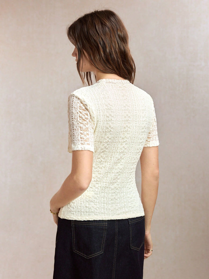 Tricou SHEIN, bej