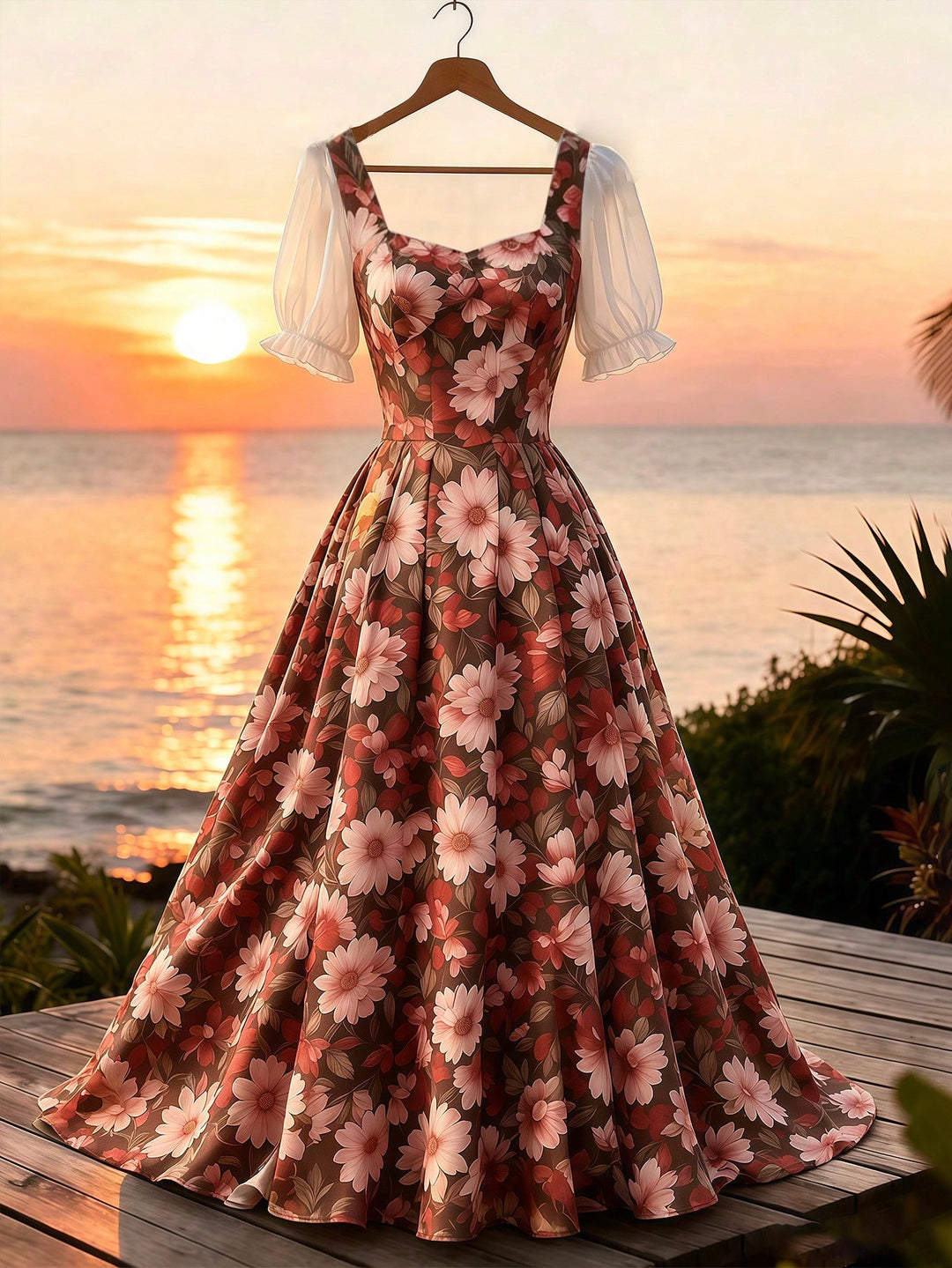 Rochie maxi SHEIN, mix culori