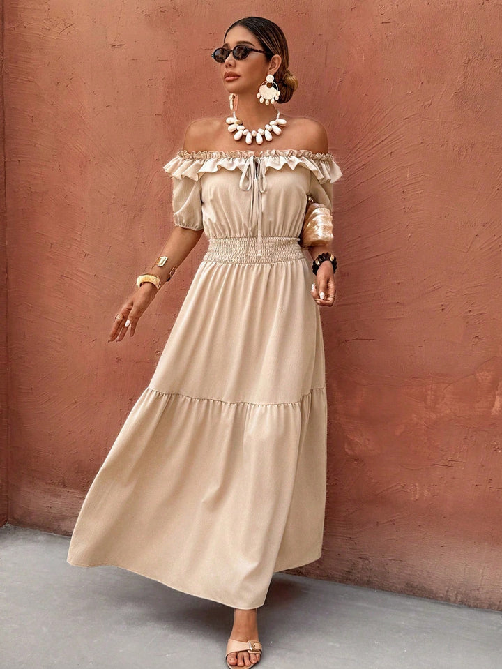 Rochie maxi SHEIN, portocaliu