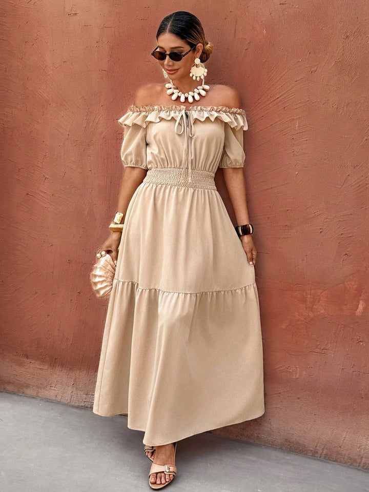 Rochie maxi SHEIN, portocaliu