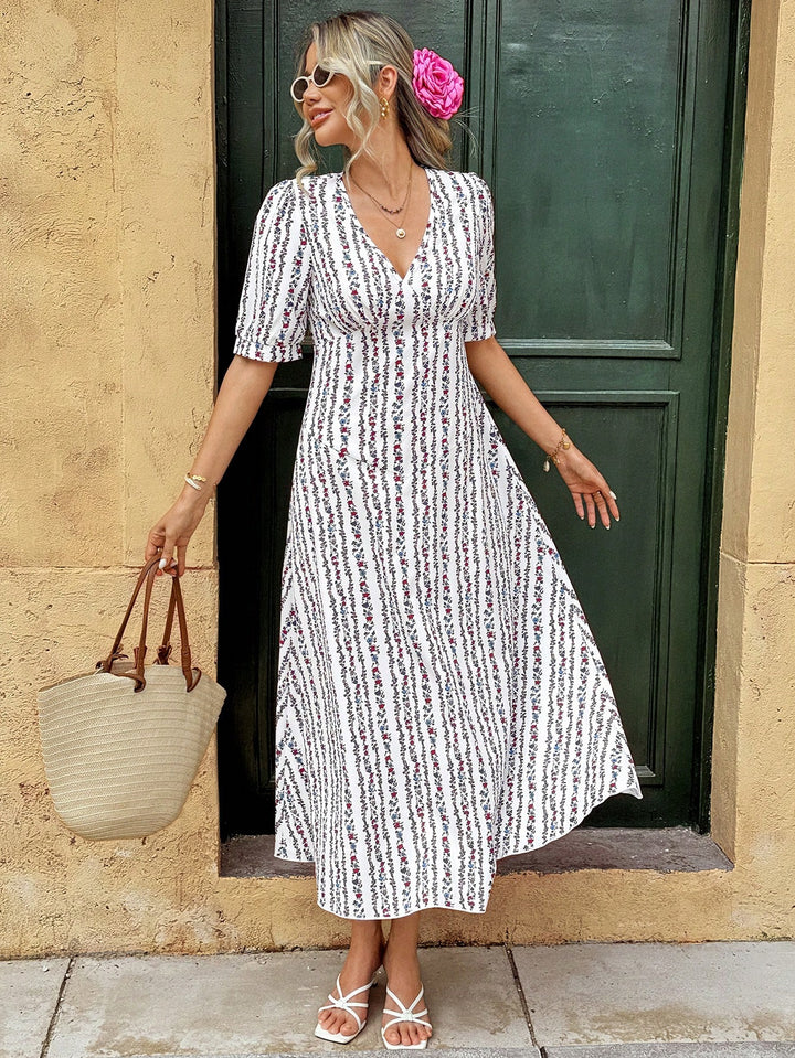 Rochie maxi SHEIN, mix culori