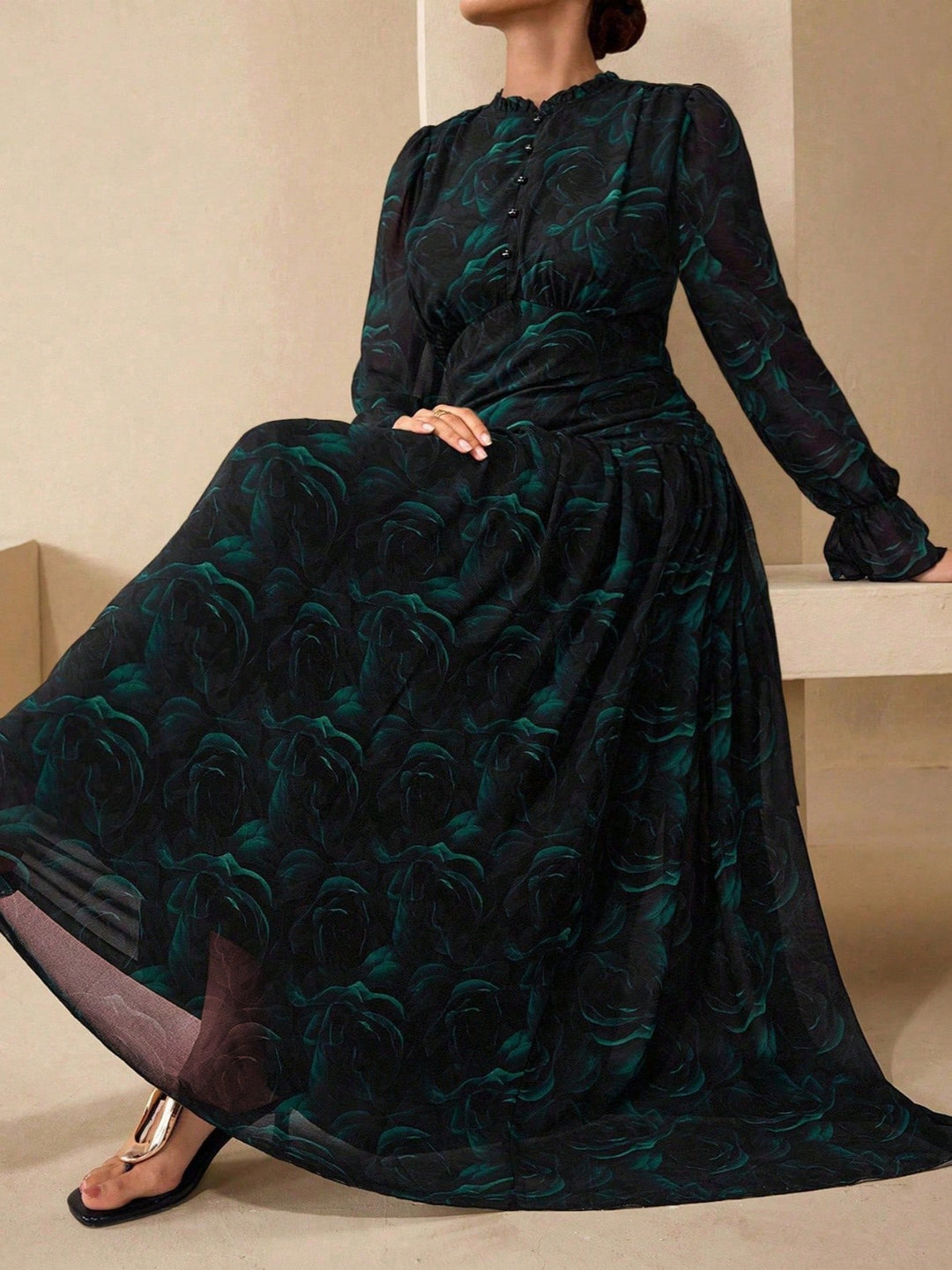 Rochie SHEIN, verde