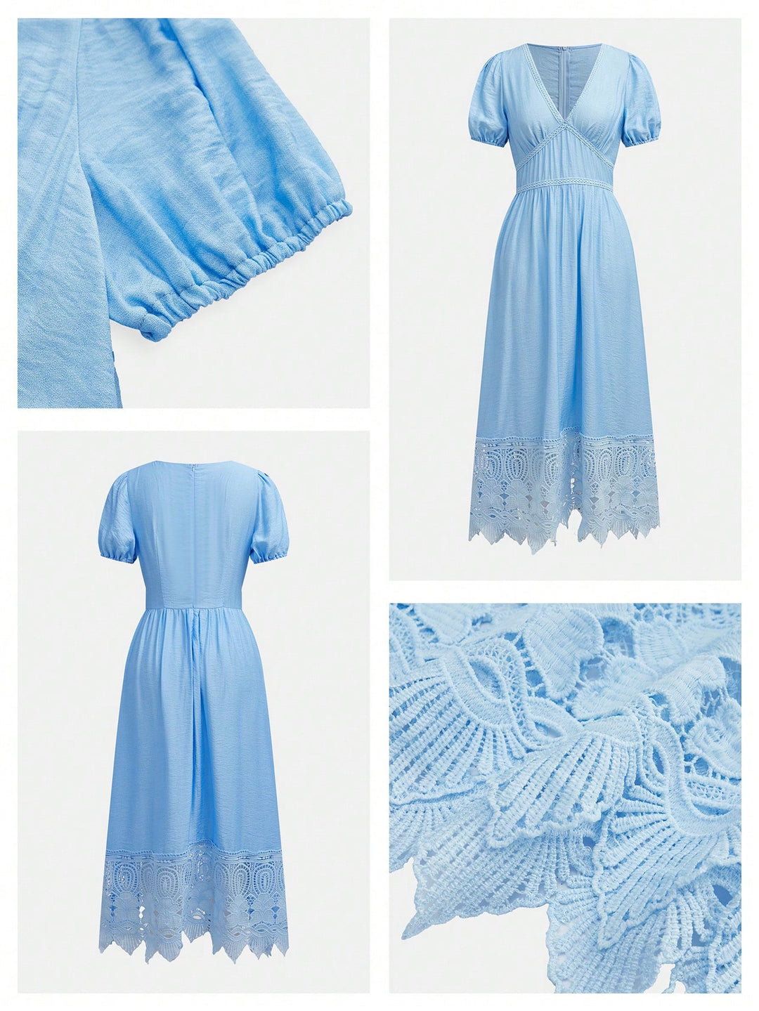 Rochie maxi SHEIN, albastru