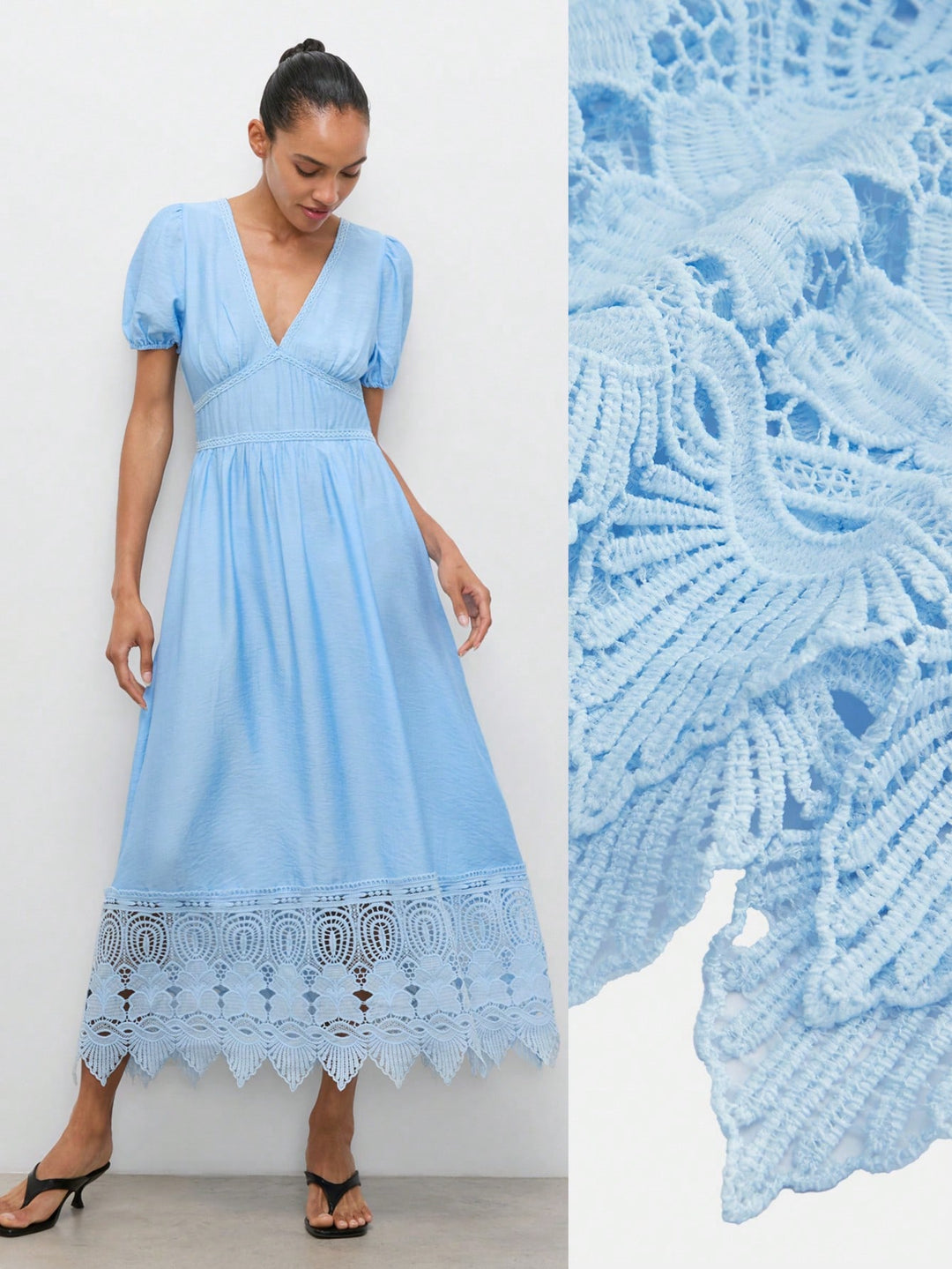 Rochie maxi SHEIN, albastru