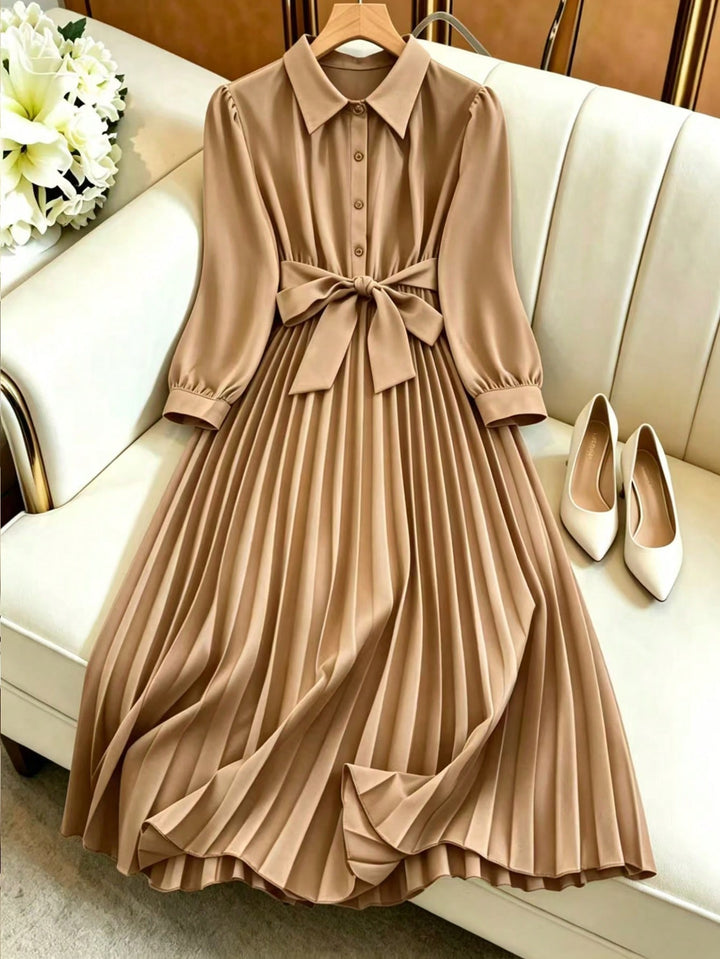 Rochie midi SHEIN, kaki