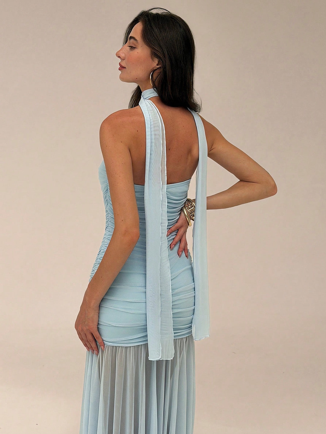 Rochie midi SHEIN, albastru