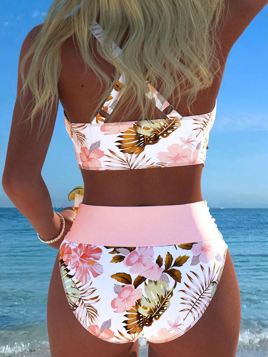 Costum de baie SHEIN, mix culori