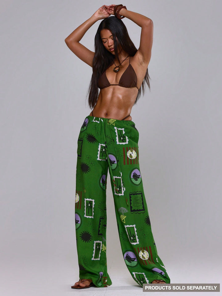 Pantaloni SHEIN, verde
