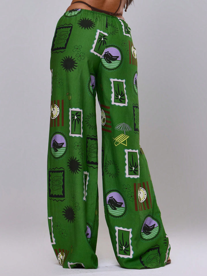 Pantaloni SHEIN, verde